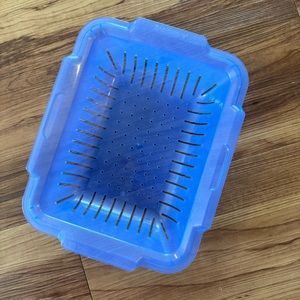 Snapware Light Weight Blue 8X10" Plastic Colander